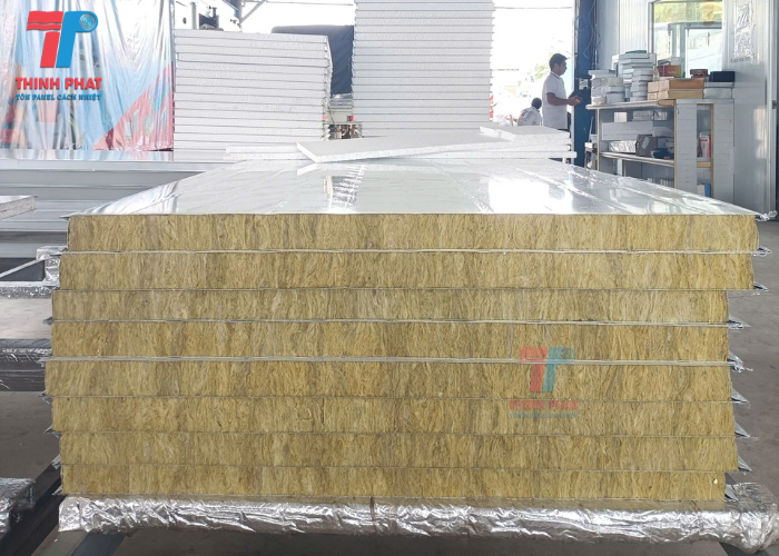 panel Rockwool bông khoáng 6 8
