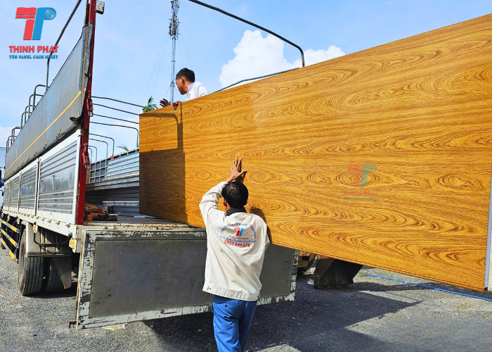 tấm panel màu vân gỗ 7