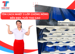 tôn cách nhiệt 3 lớp