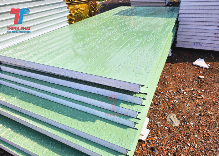 tấm panel eps xanh ngọc dày 50mm