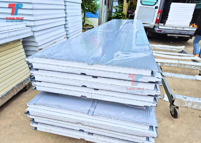 cấu tạo tấm panel eps vách ngoài 5cm