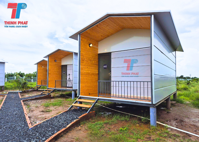 homestay mini lắp từ panel eps vách ngoài