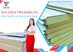 quy cách tấm panel PU