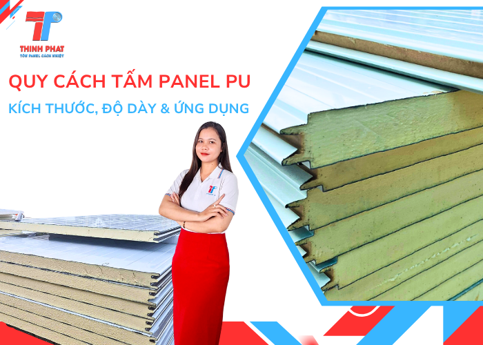 quy cách tấm panel PU