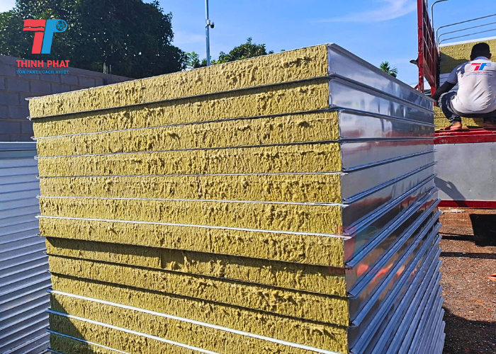 quy cách tấm panel Rockwool