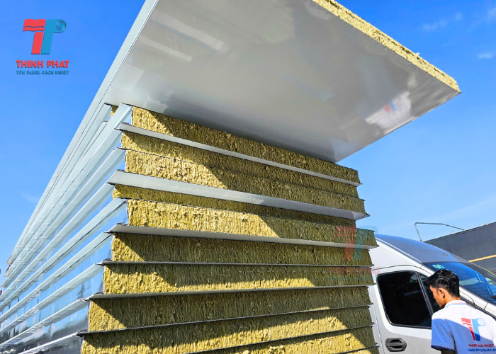 quy cách tấm panel Rockwool