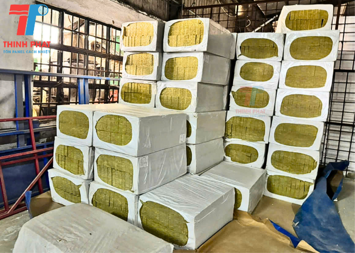 lõi bông khoáng dạng tấm