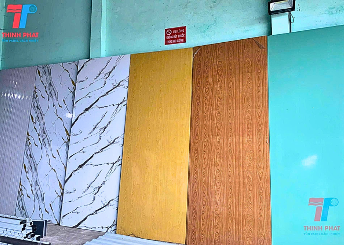 tấm tôn xốp panel đa dạng màu sắc