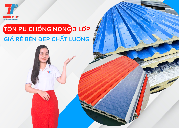 tôn pu chống nóng cách nhiệt cho công trình