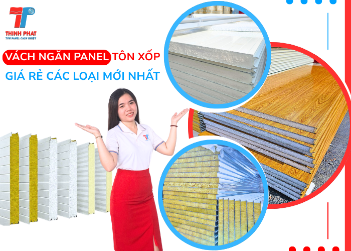 các loại vách ngăn panel tôn xốp