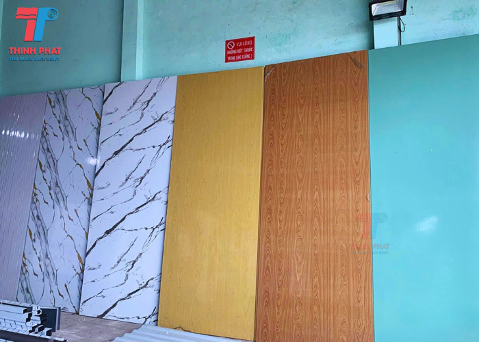 màu sắc tấm vách panel cách nhiệt eps