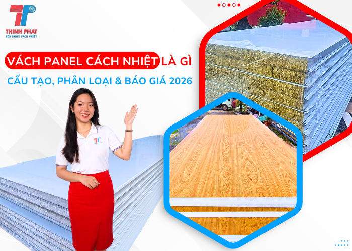 tổng hợp các loại tấm vách panel cách nhiệt
