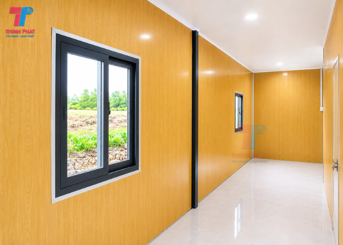 nhà panel vân gỗ tại Sóc Trăng thi công nhanh