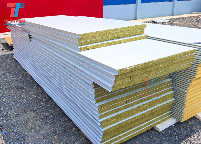 tấm ốp tường panel cách âm cách nhiệt chống cháy rockwool
