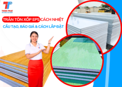 trần tôn xốp eps cách nhiệt giá rẻ thẩm mỹ
