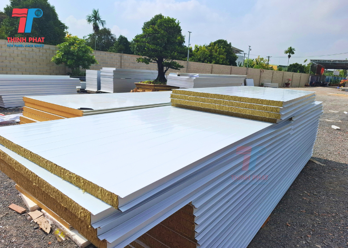 chiều dài kích thước panel rockwool cắt theo yêu cầu