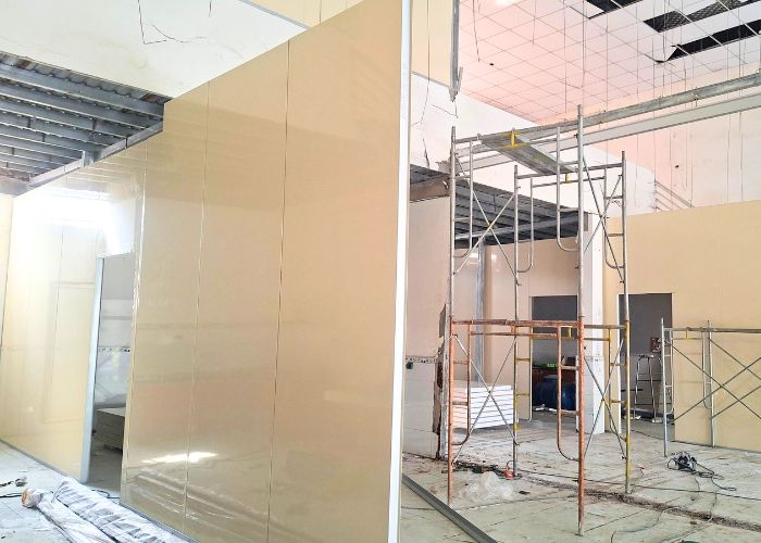 quy trình thi công lắp vách panel