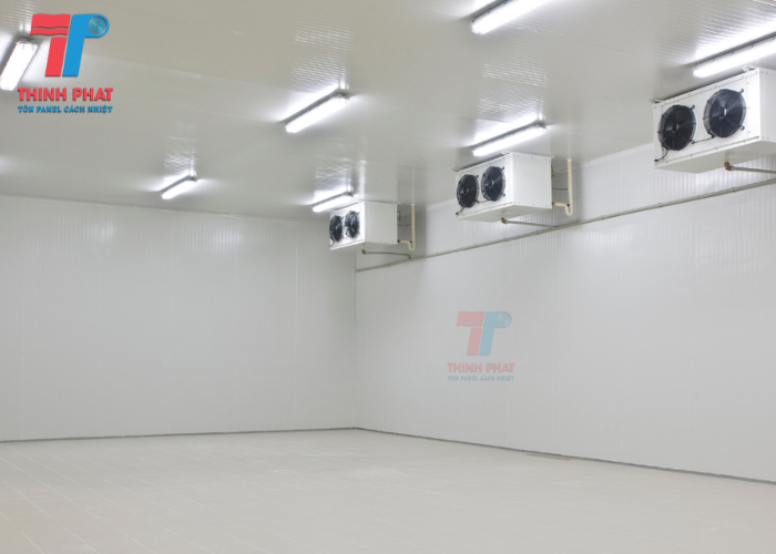 công trình vỏ kho lạnh panel thực tế