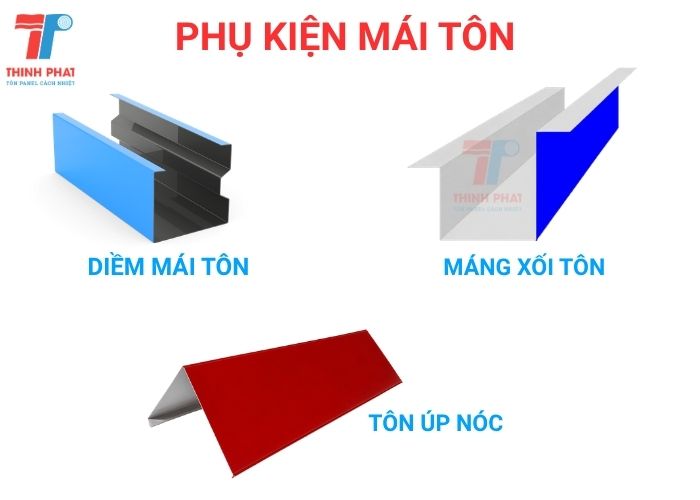 các loại phụ kiện mái tôn