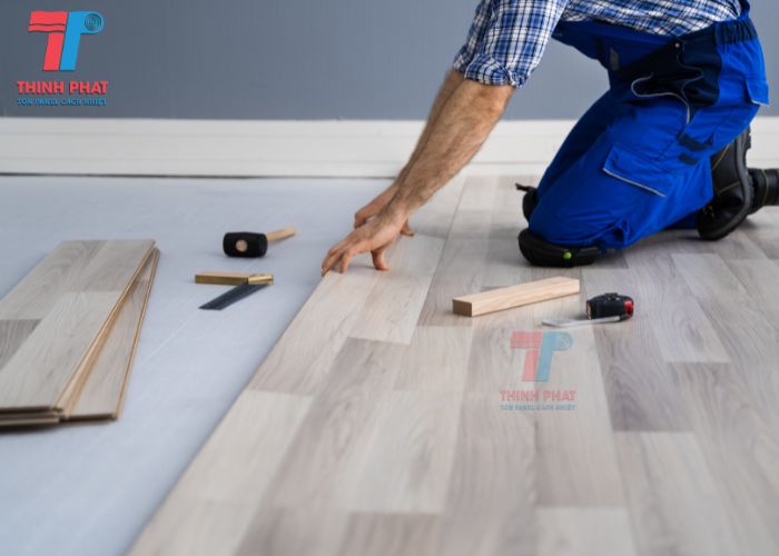chi phí làm sàn gác lửng tấm cemboard