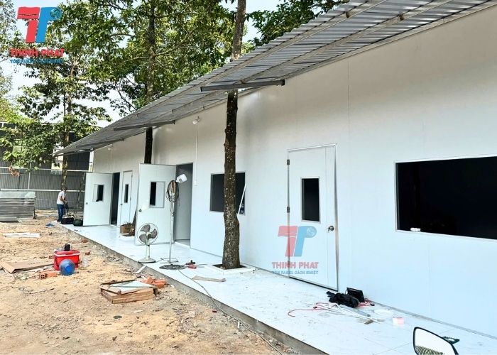 công trình nhà tạm công trường panel