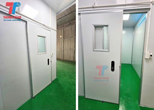 cửa trượt panel phòng sạch