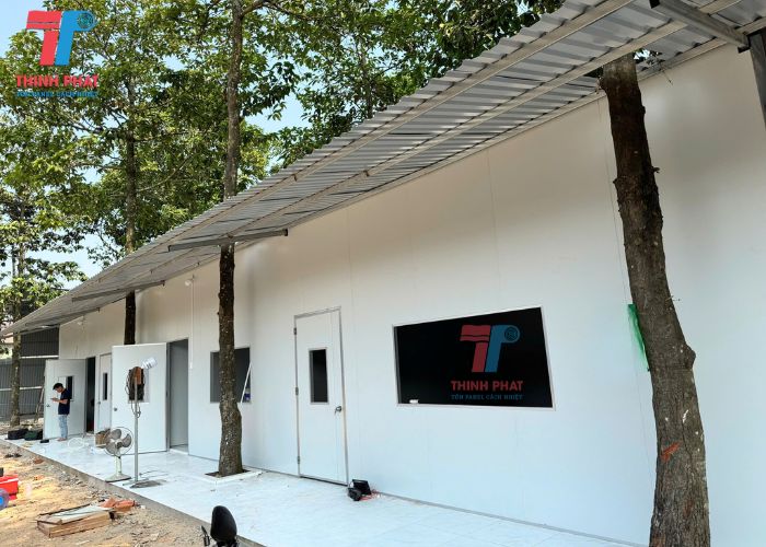 lắp đặt nhà tạm công trường panel